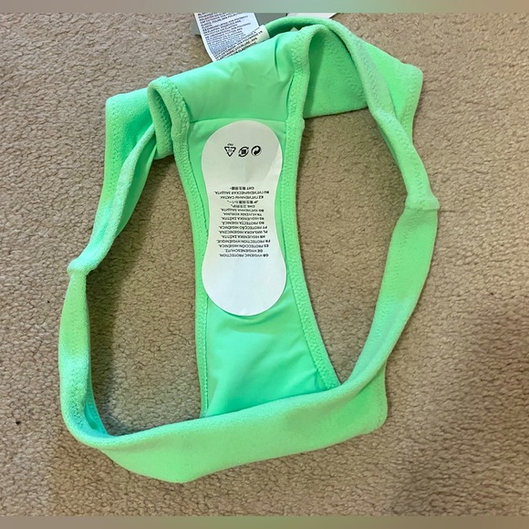 NWT bright green bikini bottoms, 2. - Picture 2 of 2